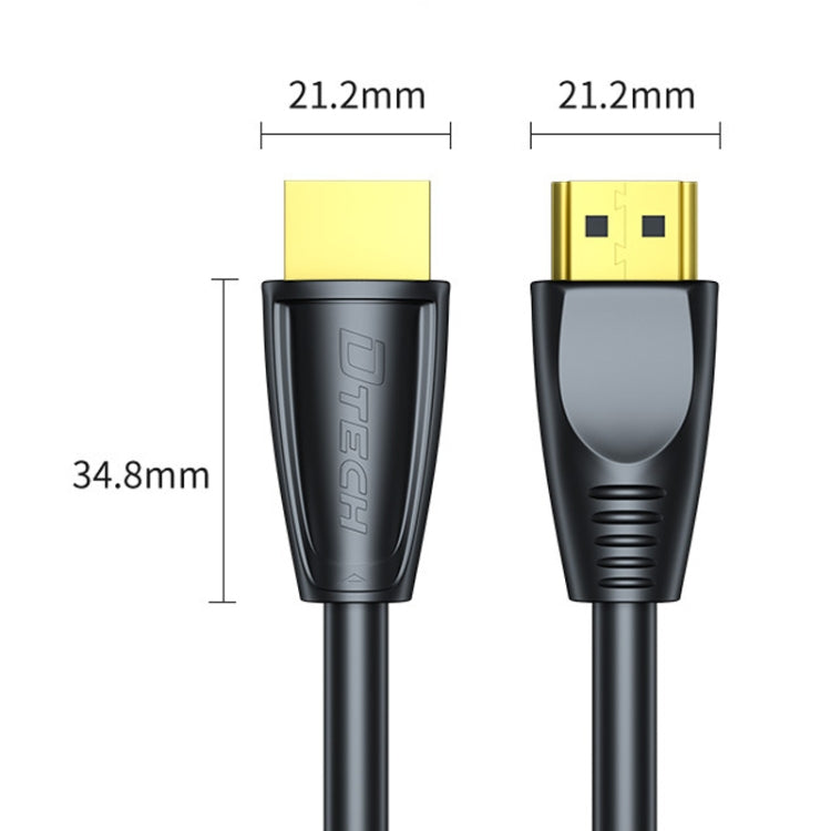 DTECH HDMI 2.0 HD kábel 4K 60Hz 1 metrový: čierny
