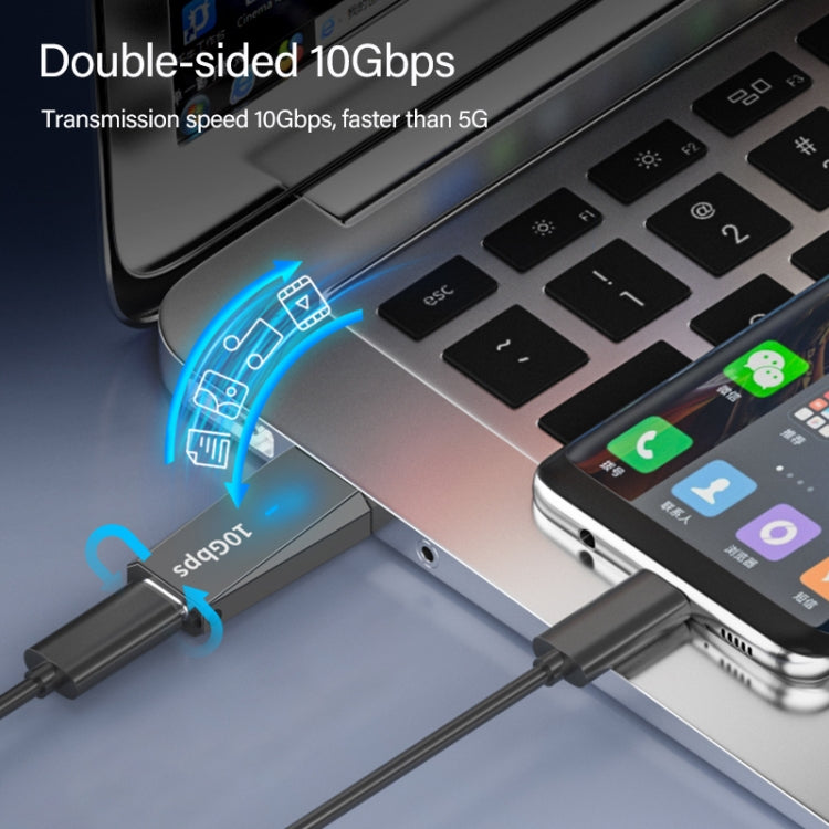 ADS-613 Adaptér USB na USB-C - (strieborný)