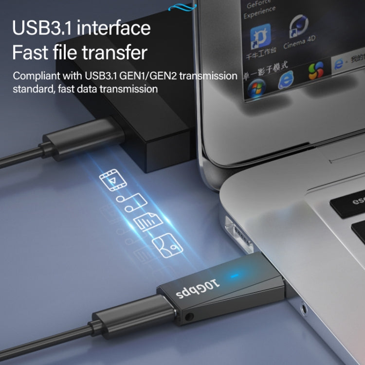 ADS-613 Adaptér USB na USB-C - (strieborný)