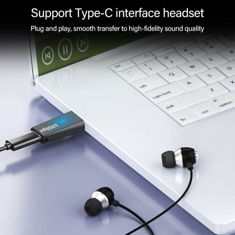 ADS-613 Adaptér USB na USB-C - (strieborný)