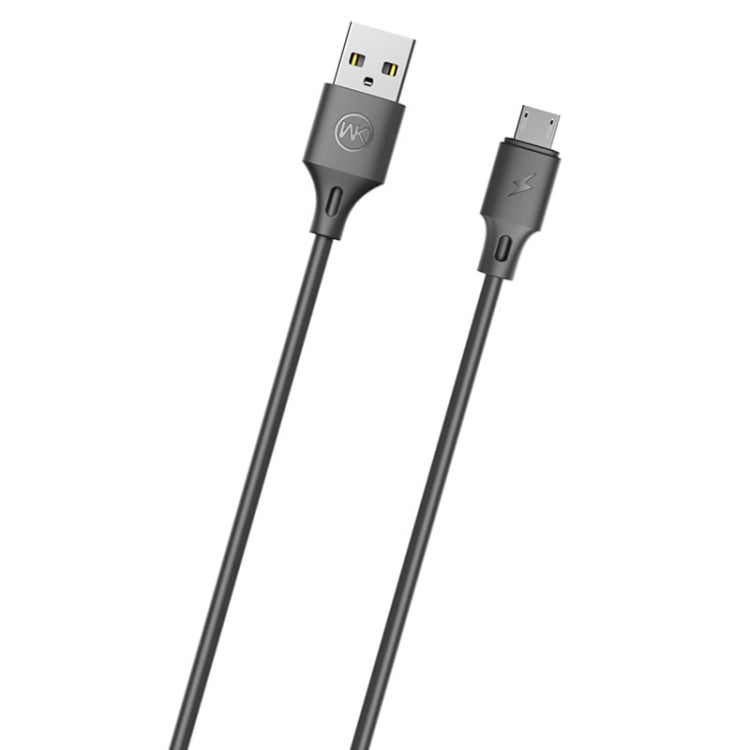 WK WDC-092 Micro USB Kábel - 3m 2.4A čierny