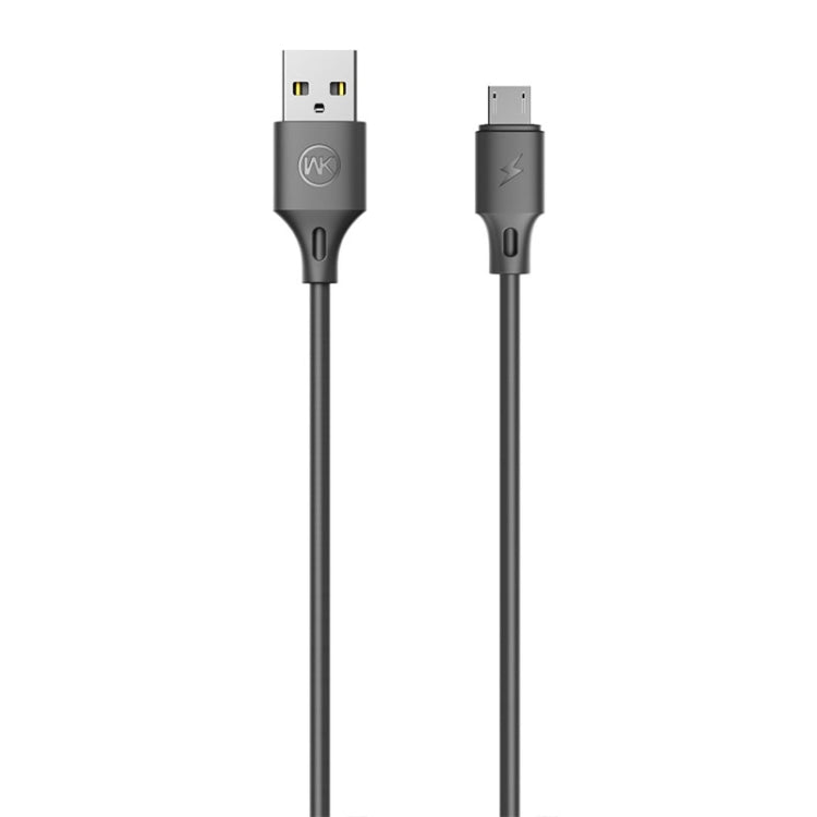 WK WDC-092 Micro USB Kábel - 3m 2.4A čierny