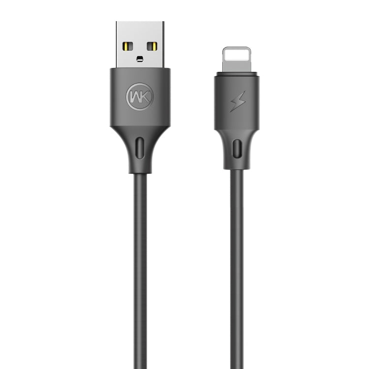 WK WDC-092 3m 2.4A Rýchlo nabíjací kábel USB na Lightning 8-Pin - 3m (čierny)