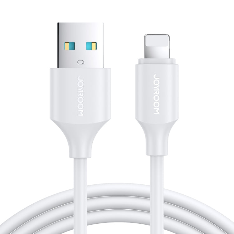 JOYROOM S-UL012A9 2.4A Rýchlo nabíjací kábel USB na Lightning 8-Pin - 2m (biely)