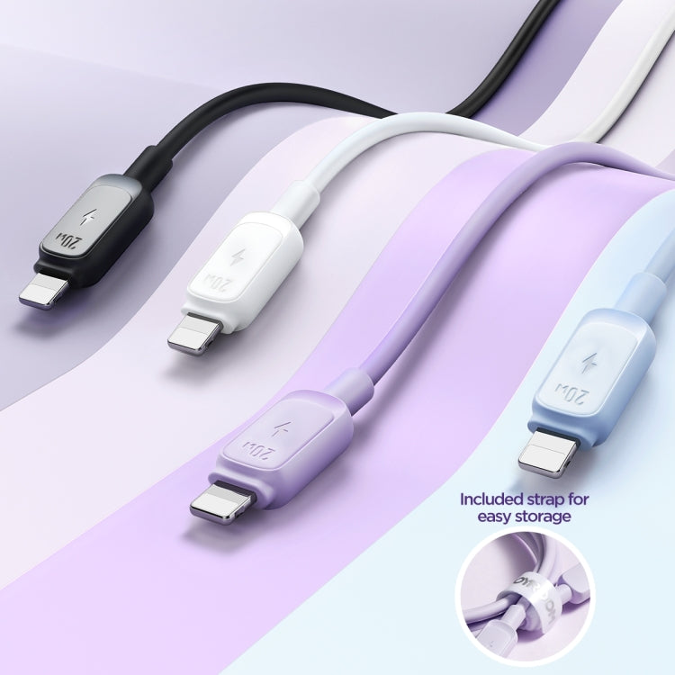 JOYROOM S-CL020A14 20W Rýchlo nabíjací kábel USB-C na Lightning 8-Pin - 1.2m (čierny)