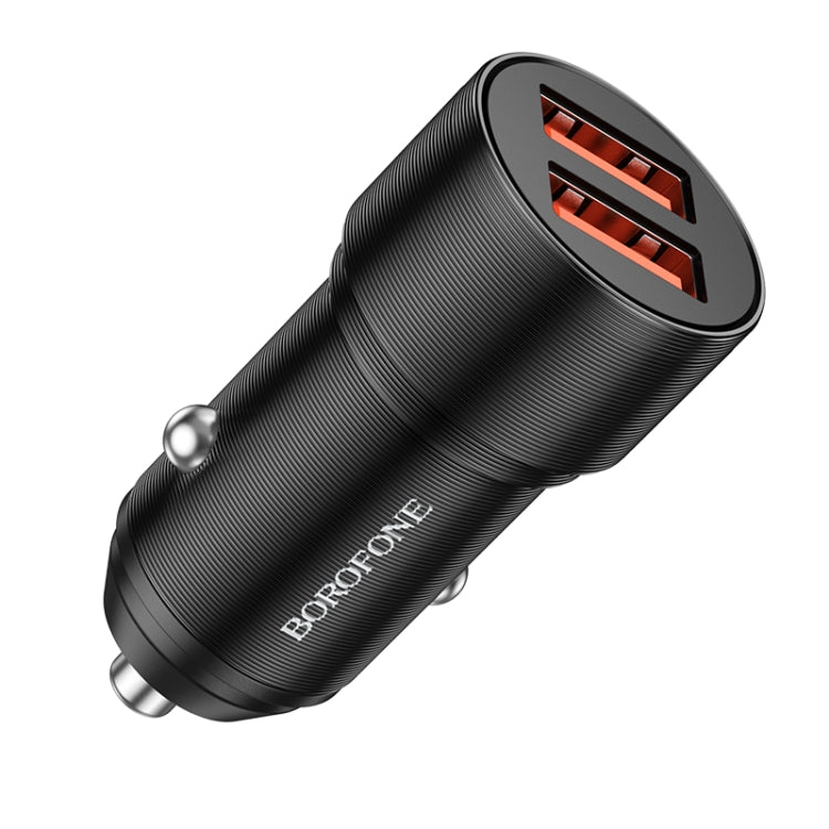 BOROFONE BZ19 Duálna auto nabíjačka s USB portami (čierna)
