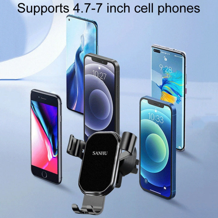 SANHU S39 Držiak mobilného telefónu do auta - čierny