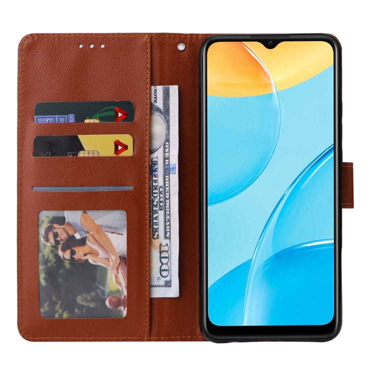 SOLID Knižkové puzdro pre Xiaomi Redmi 10C - hnedé