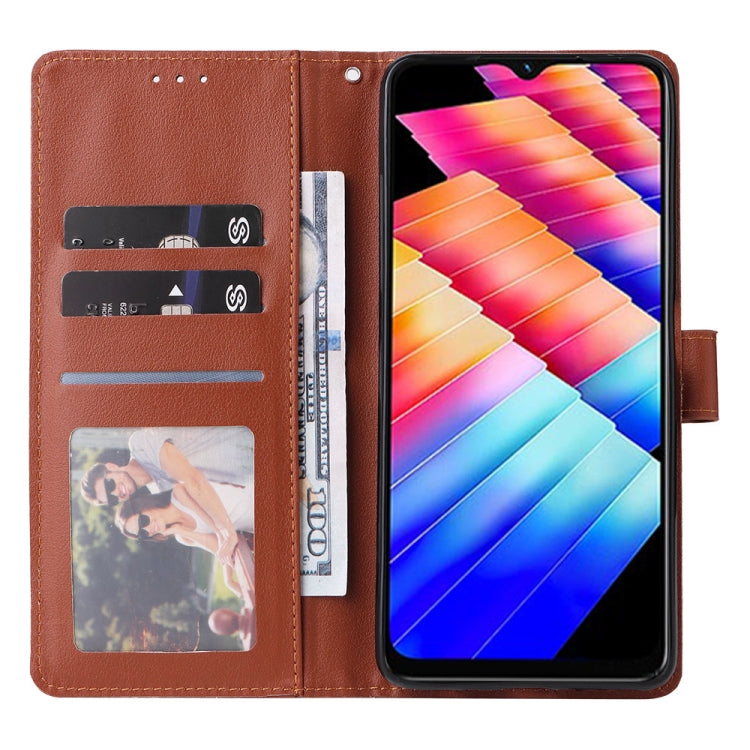 Knižkové puzdro na Infinix Hot 30i – Solid, hnedé