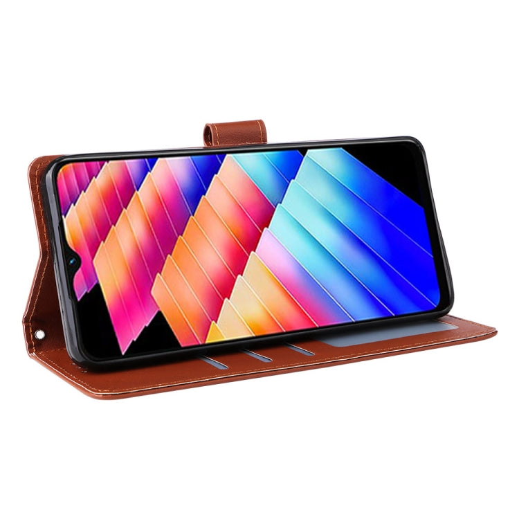Knižkové puzdro na Infinix Hot 30i – Solid, hnedé
