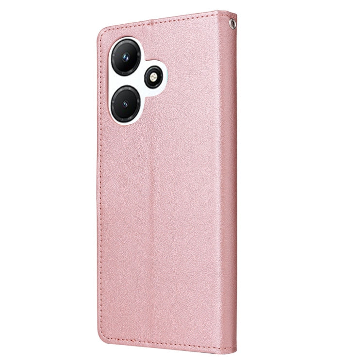 Knižkové puzdro na Infinix Hot 30i – Solid, ružové