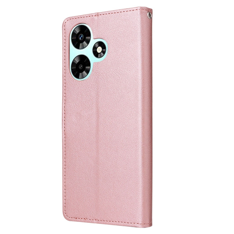 Knižkové puzdro na Infinix Hot 30 – Solid, ružové