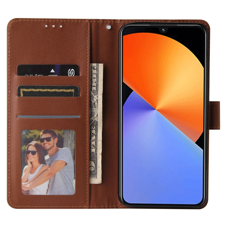 Knižkové puzdro na Infinix Note 30 Pro – Solid, hnedé