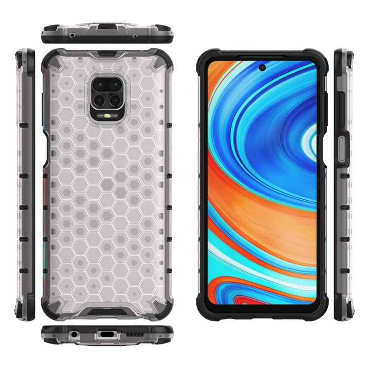 HONEYCOMB Tvrdený kryt pre Xiaomi Redmi Note 9S / Note 9 Pro - biely
