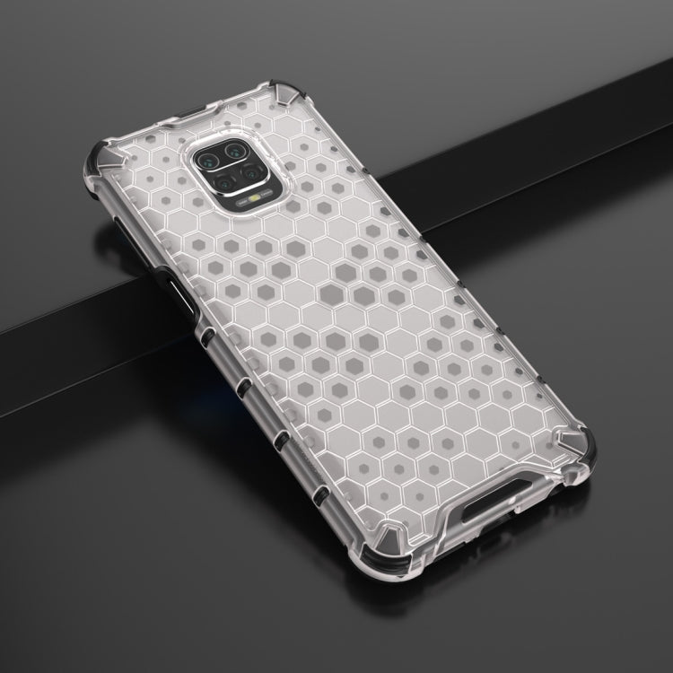 HONEYCOMB Tvrdený kryt pre Xiaomi Redmi Note 9S / Note 9 Pro - biely