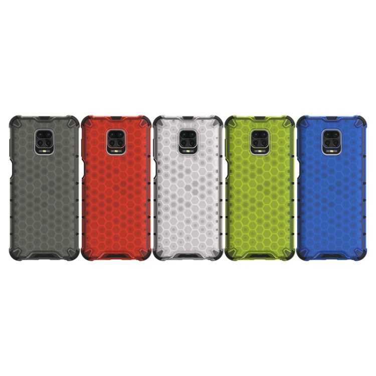 HONEYCOMB Tvrdený kryt pre Xiaomi Redmi Note 9S / Note 9 Pro - modrý