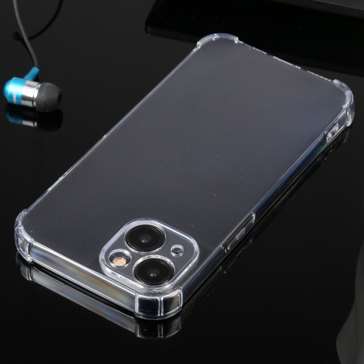 TRANSPARENTNÝ Silikónový obal pre Apple iPhone 14 - priesvitný