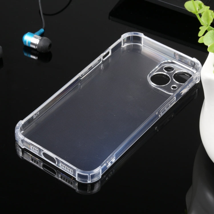 TRANSPARENTNÝ Silikónový obal pre Apple iPhone 14 - priesvitný