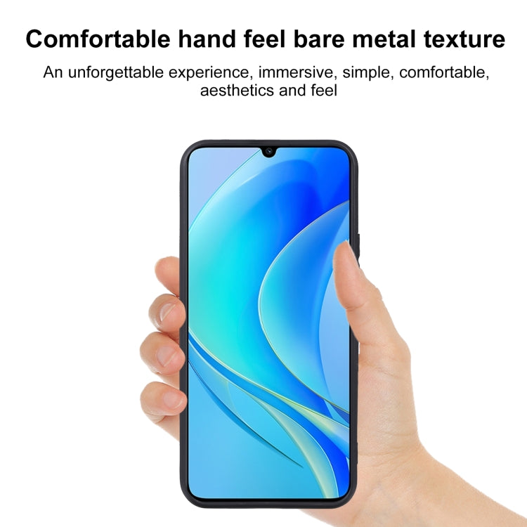MATT Silikónový obal pre Huawei Nova Y70 - čierny
