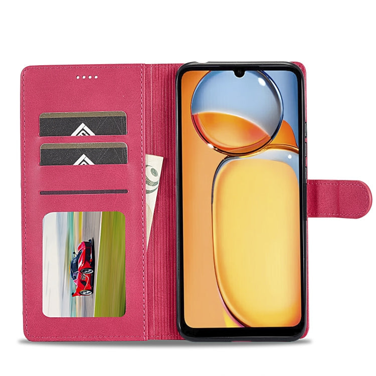 IMEEKE Knižkové puzdro pre Xiaomi Redmi 13C - ružové
