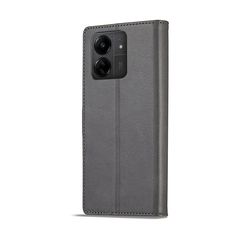 IMEEKE Knižkové puzdro pre Xiaomi Redmi 13C - sivé
