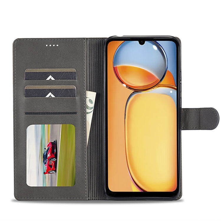 IMEEKE Knižkové puzdro pre Xiaomi Redmi 13C - sivé
