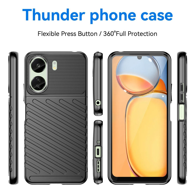 THUNDER Ochranný kryt pre Xiaomi Poco C65 - čierny