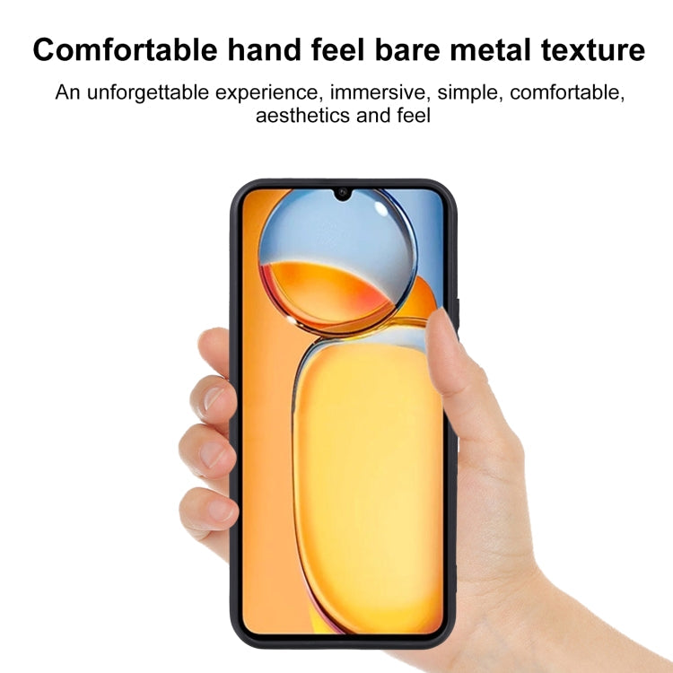MATT Silikónový obal pre Xiaomi Poco C65 - čierny