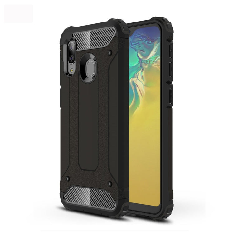 HYBRID ARMOR Tvrdený kryt na Samsung Galaxy A20e - čierny