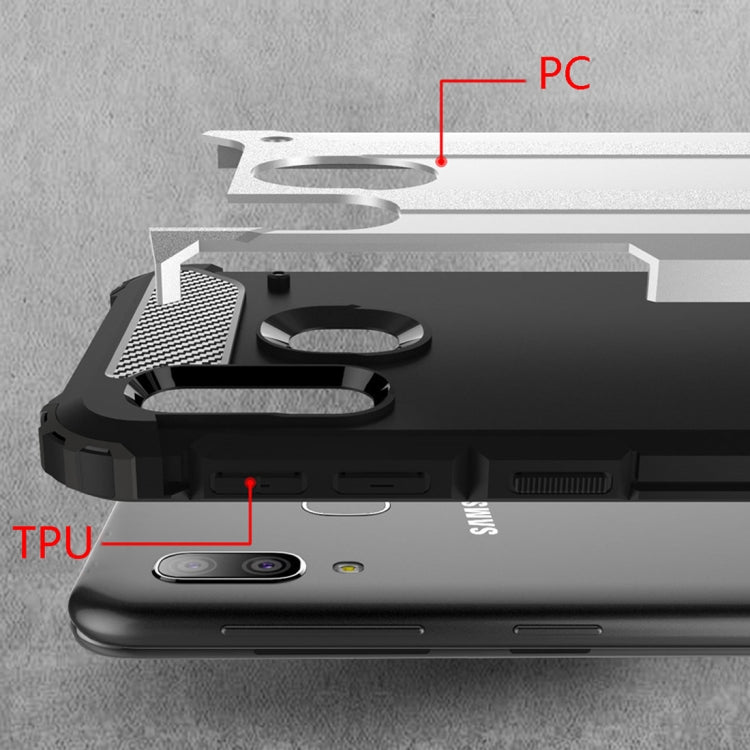 HYBRID ARMOR Tvrdený kryt na Samsung Galaxy A20e - čierny