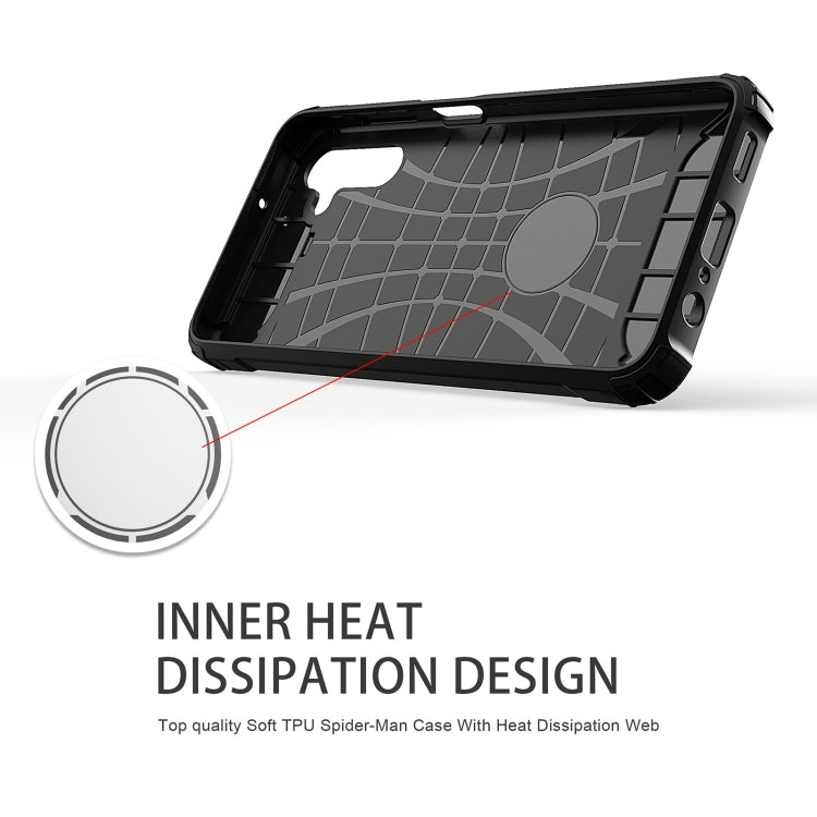 HYBRID ARMOR Tvrdený kryt na Samsung Galaxy A13 5G / A04s - červený