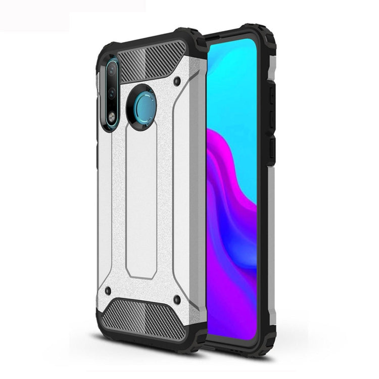 HARD HYBRID ARMOR Tvrdený kryt na Huawei P30 Lite - silver