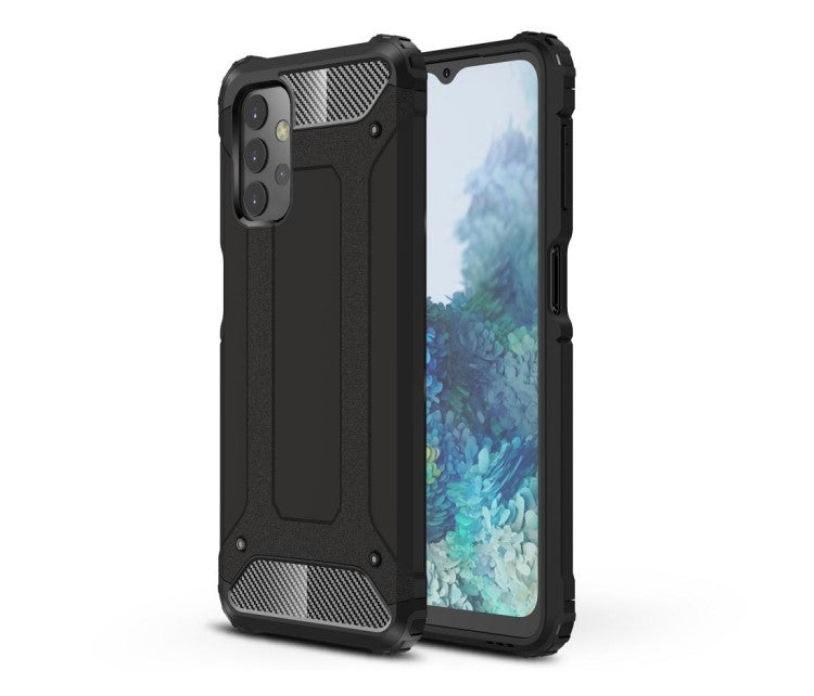 HYBRID ARMOR Tvrdený kryt na Samsung Galaxy A32 5G - čierny