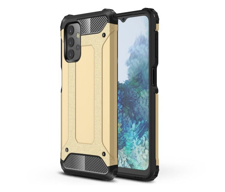 HYBRID ARMOR Tvrdený kryt na Samsung Galaxy A32 5G - zlatý