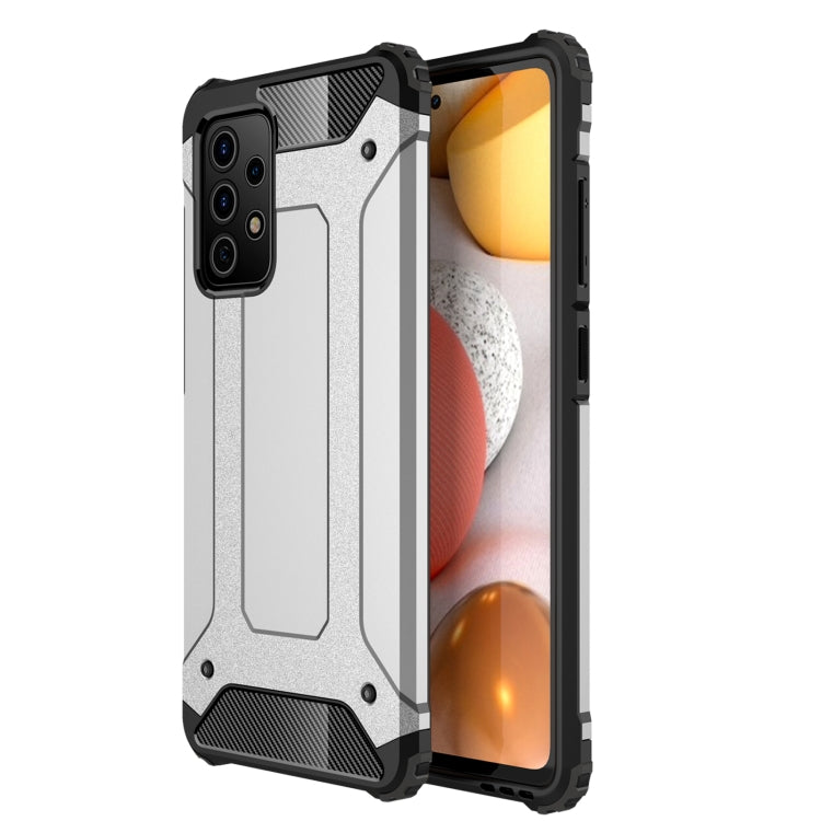 HYBRID ARMOR Tvrdený kryt na Samsung Galaxy A52 / A52s / A52 5G - sivý