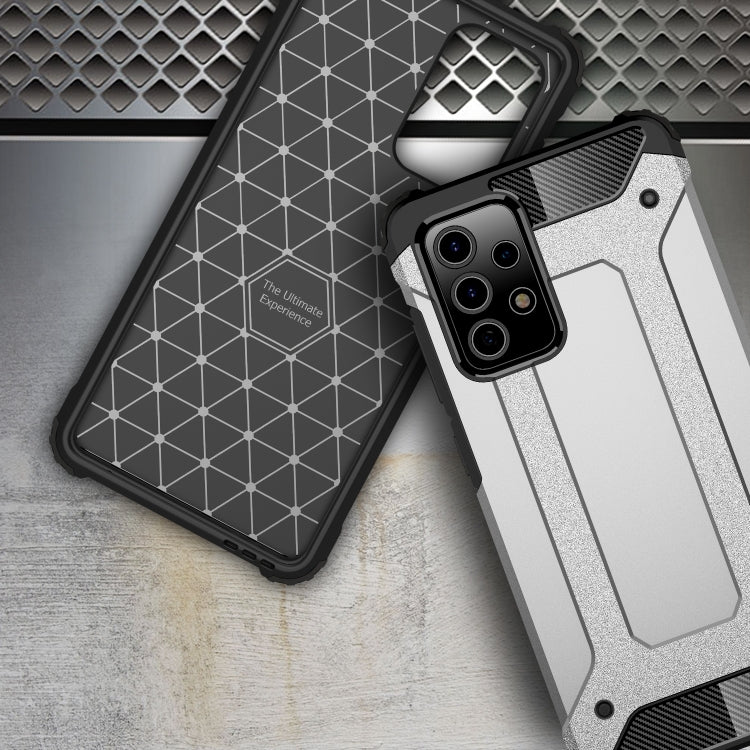 HYBRID ARMOR Tvrdený kryt na Samsung Galaxy A52 / A52s / A52 5G - červený