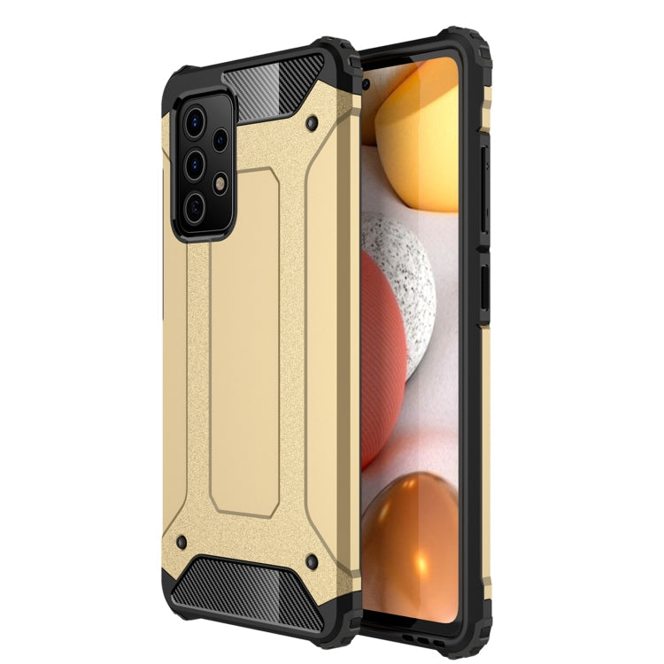 HYBRID ARMOR Tvrdený kryt na Samsung Galaxy A52 / A52s / A52 5G - zlatý