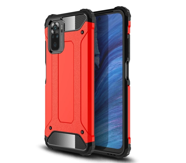 HYBRID ARMOR Tvrdený kryt na Xiaomi Redmi Note 11 / 11s - červený