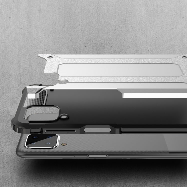 HYBRID ARMOR Tvrdený kryt na Samsung Galaxy A12 - čierny