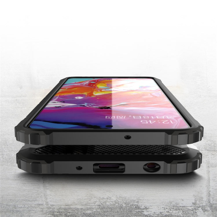 HYBRID ARMOR Tvrdený kryt na Samsung Galaxy A51 - čierny