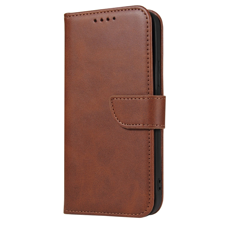 BUCKLE Peňaženkový kryt pre SAMSUNG GALAXY A51 - hnedý
