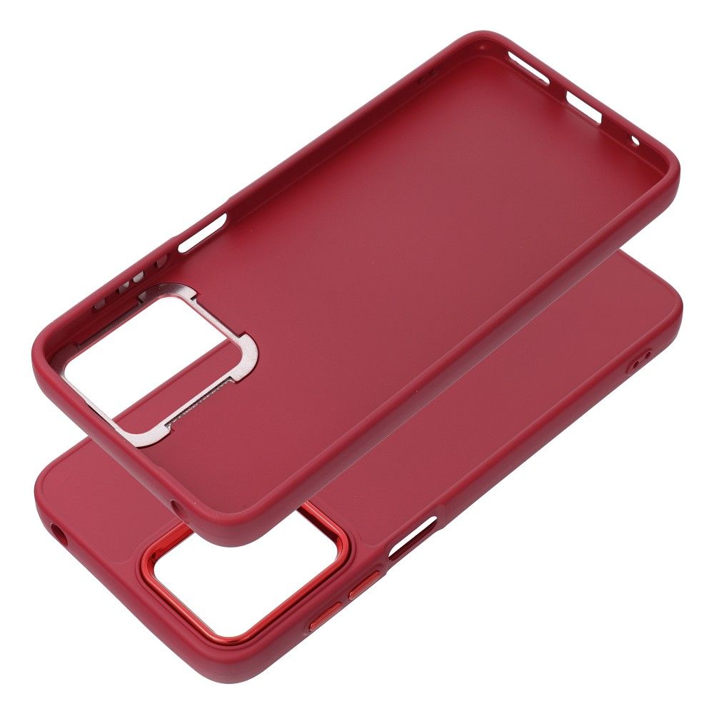 FRAME CASE Zadný kryt pre Motorola Moto G14 - bordový