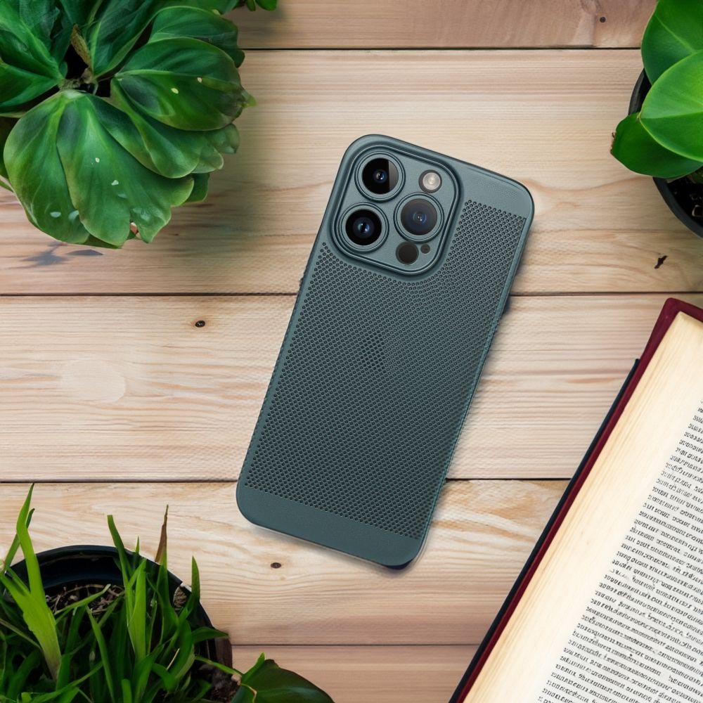 BREEZY Zadný kryt pre Samsung Galaxy A55 5G - zelený