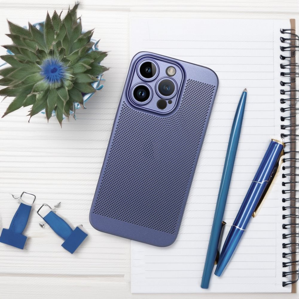 BREEZY Zadný kryt pre Samsung Galaxy A55 5G - modrý