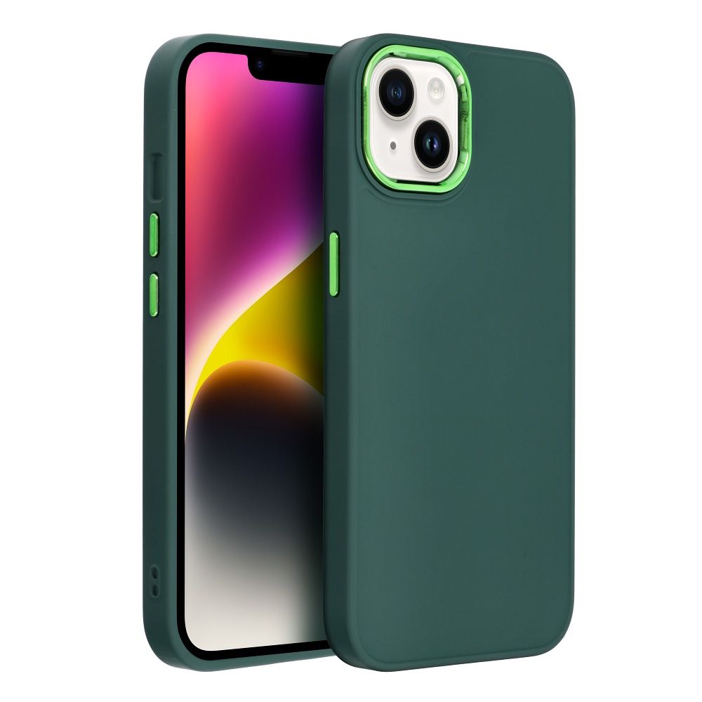 FRAME TPU Zadný kryt pre Samsung Galaxy A55 5G - zelený