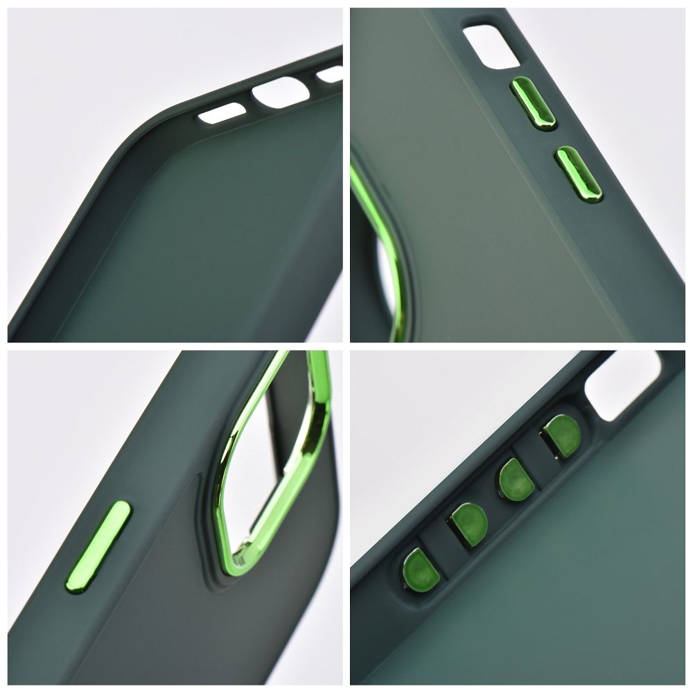FRAME TPU Zadný kryt pre Samsung Galaxy A55 5G - zelený