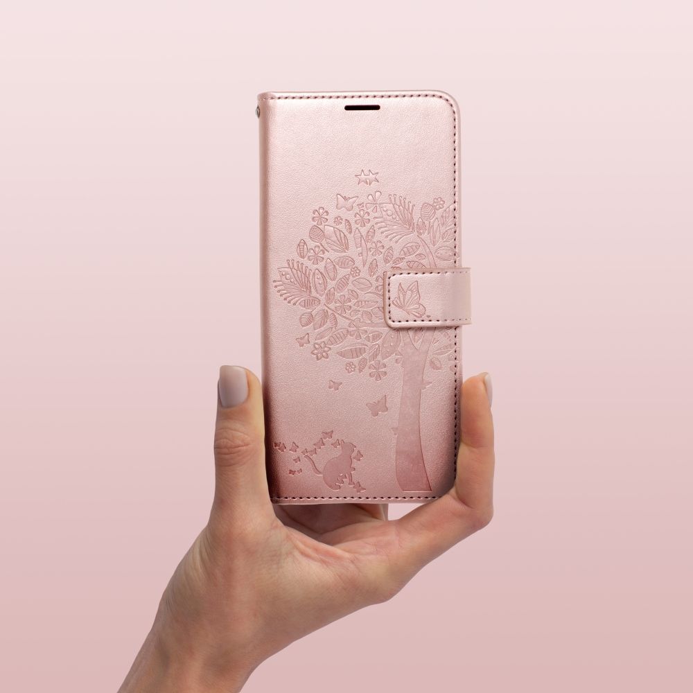 MEZZO Knižkové puzdro pre Samsung Galaxy A35 5G - TREE (ružové)