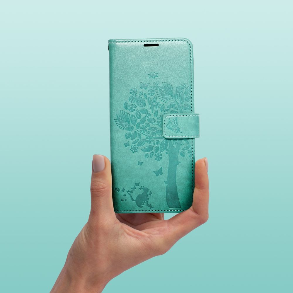 MEZZO Knižkové puzdro pre Samsung Galaxy A35 5G - TREE (zelené)