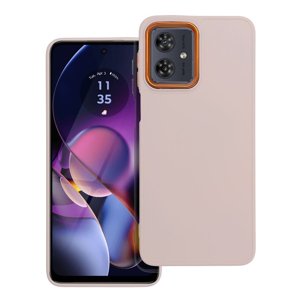 SKLO + KRYT 2v1 pre Moto G54 5G / G54 5G Power Edition - FRAME CASE ružový