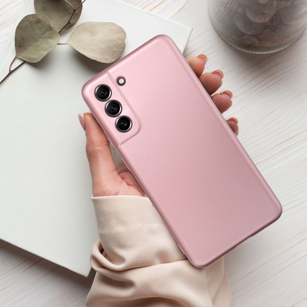 METALLIC Zadný kryt pre Samsung Galaxy A55 5G - ružový